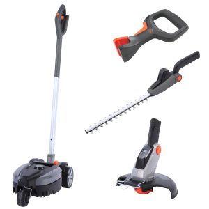 Yard Force LM F24BN iFlex 3in1 Akku Rasenmäher, Rasentrimmer & Heckenschere