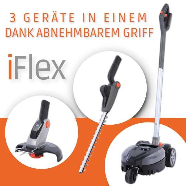 LM F24BN iFlex 3in1 Set RasenmÃ¤her Rasentrimmer Heckenschere